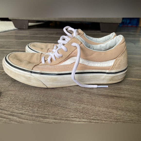 Vans Old Skool Off the Wall Sneakers canvas lace up in Honey Peach (faded pink) - Picture 3 of 7